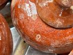Keramische Schoorsteenkappen en potten bruin verglaasd., Doe-het-zelf en Verbouw, Ophalen, Info@walstra.nl, Nieuw, Walstra