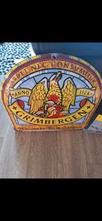 Emaille grimbergen, Verzamelen, Merken en Reclamevoorwerpen, Ophalen of Verzenden, Zo goed als nieuw, Reclamebord