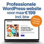 Website laten maken – WordPress €199, binnen 7 dagen online, Diensten en Vakmensen, Webdesigners en Hosting, Webdesign