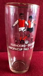 Glas Feyenoord Benfica 1963 Europa Cup, Verzamelen, Ophalen of Verzenden, Zo goed als nieuw, Feyenoord