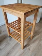 IKEA Bekväm Roltafel/Keukenblok - Geolied, Ophalen, Gebruikt, Vierkant, Scandinavisch