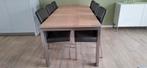 Eetkamertafel, Ophalen, Gebruikt, Eikenhout, 50 tot 100 cm