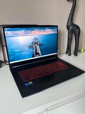 17” MSI Gaming laptop| i7-11th. RTX3050. 16GB. 144HZ beschikbaar voor biedingen