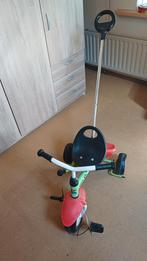 Kinderfietsje met duwstang, Fietsen en Brommers, Fietsen | Driewielers, Ophalen, Zo goed als nieuw, Duwstang