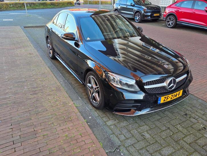 Mercedes-Benz C-Klasse C180 156pk 9G-TRONIC 2019 Zwart, Auto's, Mercedes-Benz, Particulier, C-Klasse, ABS, Adaptieve lichten, Airbags
