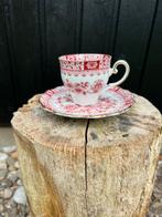 Seltmann Weiden Bavaria Theresia Mokka Kop en Schotel Rood, Antiek en Kunst, Antiek | Porselein, Ophalen of Verzenden