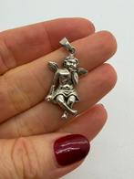 A718 Prachtige zilveren hanger cherubijn, Ophalen of Verzenden, X, Zilver, X