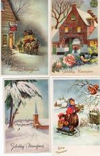 kerstkaart, Verzamelen, Ansichtkaarten | Themakaarten, Verzenden, Gelopen, Feest(dag)