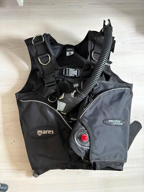 Mares trimvest maat S vector chrome met lood pockets, Watersport en Boten, Duiken, Zo goed als nieuw, Trimvest of Wing, Ophalen of Verzenden