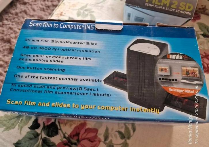 Diascanner voor digitaliseren van dia's en negatieven, Computers en Software, Scanners, Gebruikt, Diascanner, MacOS, Windows, Ophalen of Verzenden