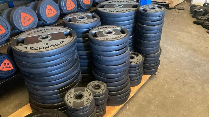 Technogym olympische halterschijven, Tuin en Terras, Regentonnen, Zo goed als nieuw, 150 liter of meer, Ophalen