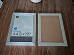 2 Hema fotolijsten 21x29,7 cm (A4) - Zo goed als nieuw, Audio, Tv en Foto, Fotografie | Fotolijsten, Ophalen, Zo goed als nieuw