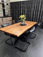 Eettafel Salontafel Tv meubel Sidetable, Huis en Inrichting, Ophalen, Eikenhout, Zo goed als nieuw, Vier personen