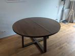 IKEA MÖRBYLÅNGA eettafel rond Ø145 cm eikenfineer, Huis en Inrichting, Tafels | Eettafels, Eikenhout, Rond, Zo goed als nieuw
