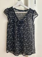 Zwart dames topje met vlinders, maat 34 / xs, Atmosphere, Zwart, Ophalen of Verzenden, Zo goed als nieuw