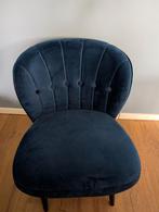 Fauteuil fonQ Ruby donkerblauw, Ophalen, Hout, Blauw, Zo goed als nieuw