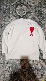 Nieuwe AMI Paris trui - Maat L (valt als M), Kleding | Heren, Truien en Vesten, Maat 48/50 (M), Ami Paris, Wit, Nieuw