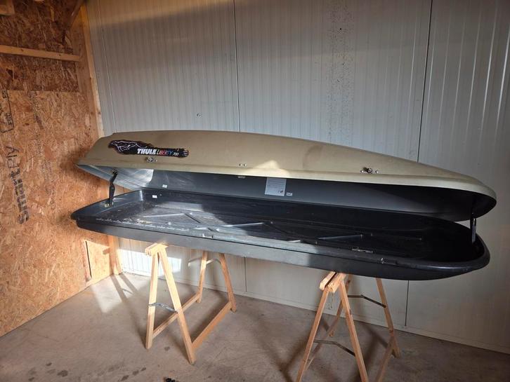 Thule Liberty 700 dakkoffer - incl. bevestiging, Auto diversen, Dakkoffers, Gebruikt, Ophalen
