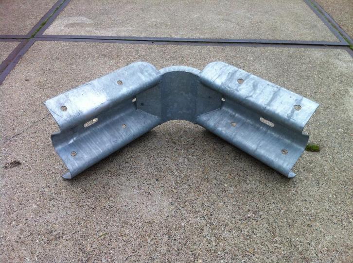 Vangrail binnenhoek type A vangrails hoek hoekstuk vangrail, Doe-het-zelf en Verbouw, Metalen, Nieuw, IJzer, Ophalen