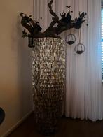 Schelpen vaas eric kuster style bruin, Huis en Inrichting, Woonaccessoires | Vazen, Ophalen, Zo goed als nieuw