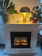 Sierhaard met elektrische kachel, Ophalen, Gebruikt, Hout, 75 cm of meer