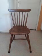 Te koop 4 vintage eiken stoelen, Antiek en Kunst, Antiek | Meubels | Stoelen en Banken, Ophalen