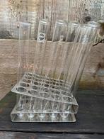 Vintage glazen reageerbuisjes laboratorium glas, Ophalen