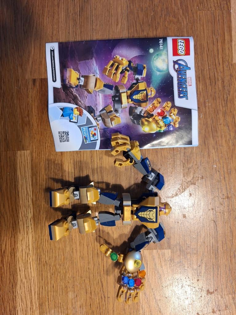 Lego Marvel Avengers Thanos Mech Armor 76141, Ophalen of Verzenden, Gebruikt, Complete set, Lego