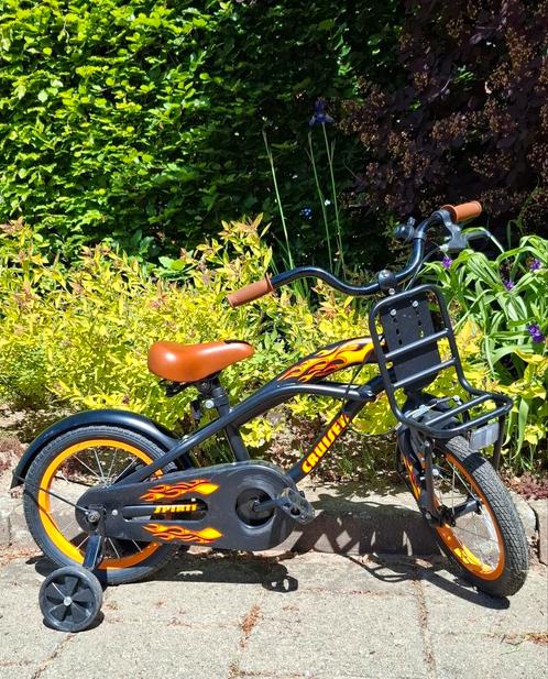 Kinderfiets Cortego cruiser 14 inch met zijwieltjes, Fietsen en Brommers, Fietsen | Jongens, Zo goed als nieuw, 14 inch of minder