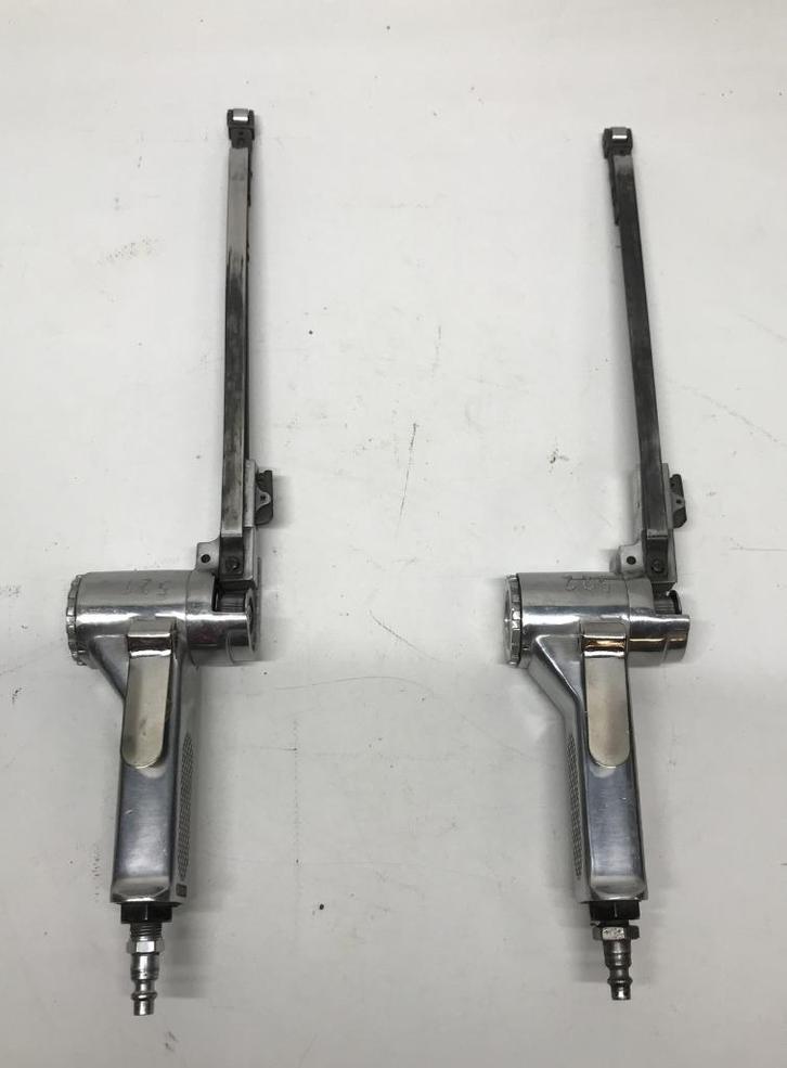 Pneumatische schuurmachine, Tool Mana, bandmaat 60 x 10 mm, Doe-het-zelf en Verbouw, Gereedschap | Schuurmachines, Gebruikt, Bandschuurmachine