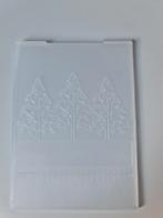 Embossing folder bomen, Hobby en Vrije tijd, Kaarten | Zelf maken, Ophalen of Verzenden, Nieuw, Overige thema's, Pons of Mal