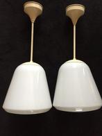 Glazen hanglampen uit de jaren '50, Ophalen, Gebruikt, Glas, Vintage, jaren '50