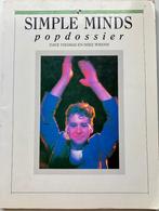 MP910 Simple Minds Popdossier HOL 1989 €5 Auteurs Dave Thoma, Artiest, Ophalen of Verzenden, Zo goed als nieuw, Zie beschrijving