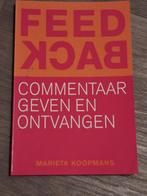 Feedback: Commentaar geven en ontvangen, Boeken, Ophalen of Verzenden, Gelezen, Overige onderwerpen, Marieta Koopmans