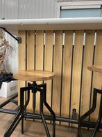 Verstelbare barkrukken - mooi & robuust design. Tot 24 stuks, Ophalen, 5 krukken of meer, 60 tot 90 cm, Zo goed als nieuw