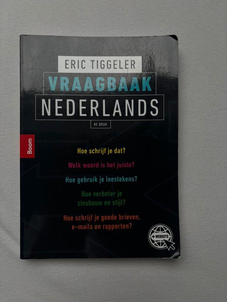 Erc Tiggeler - Vraagbaak Nederlands, Boeken, Schoolboeken, Zo goed als nieuw, Nederlands, Overige niveaus, Ophalen of Verzenden