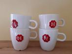 4 Douwe Egberts Kopjes, Keramiek, Ophalen of Verzenden, Zo goed als nieuw, Overige stijlen