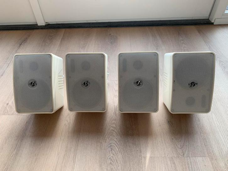 D.A.S. Speakers - Set van 4, Audio, Tv en Foto, Luidsprekers, Gebruikt, Front, Rear of Stereo speakers, 60 tot 120 watt, Overige merken