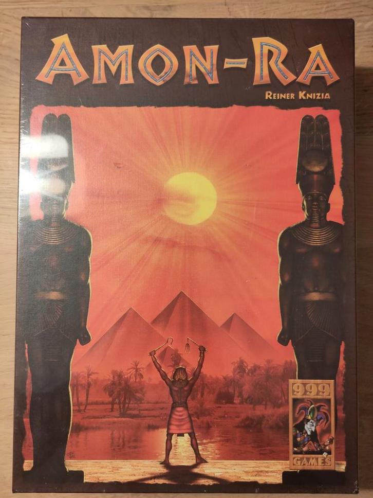 Amon-Ra (999 Games) - Nieuw in Folie!, Hobby en Vrije tijd, Gezelschapsspellen | Bordspellen, Nieuw, Drie of vier spelers, Vijf spelers of meer