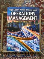 Operations Management - Nigel Slack, 9th Edition, Ophalen of Verzenden, Zo goed als nieuw, Management