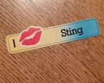 Sticker I Love Sting, kus, mondje 11,5cm, Ophalen of Verzenden, Zo goed als nieuw