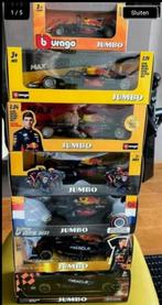 Serie van 7 st Max Verstappen Red Bull Burago auto’s Jumbo, Ophalen of Verzenden, Zo goed als nieuw