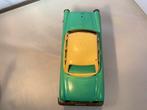 Vintage Blikken Auto - Groen/Geel - Speelgoed Verzamelobject, Ophalen of Verzenden