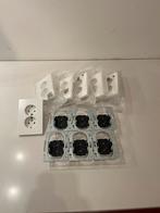 Berker Q1 Dubbel Stopcontact Inbouw, Doe-het-zelf en Verbouw, Elektra en Kabels, Ophalen, Nieuw, Stopcontact