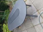 Tuintafel. Geepoxeerd, Ophalen, Gebruikt, Ovaal, Metaal