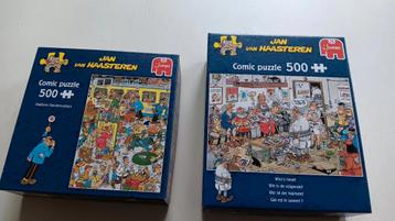 2 Jan van haasteren puzzels 500 stukjes beschikbaar voor biedingen
