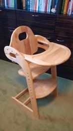 Tiamo meegroeistoel - kinderstoel hout, Kinderen en Baby's, Kinderstoelen, Ophalen, Gebruikt, Meegroeistoel, Gordel(s)