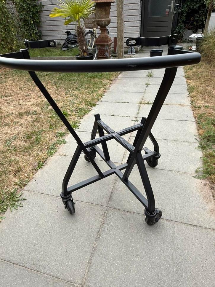 IntEGGrated Nest & Handler + hoes  Big Green Egg Large, Tuin en Terras, Barbecue-accessoires, Zo goed als nieuw, Ophalen