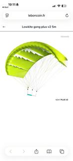 Lowkite gong plus v2 5m, Watersport en Boten, Wingsurfen, Ophalen of Verzenden, Nieuw, Wingsurf-wing