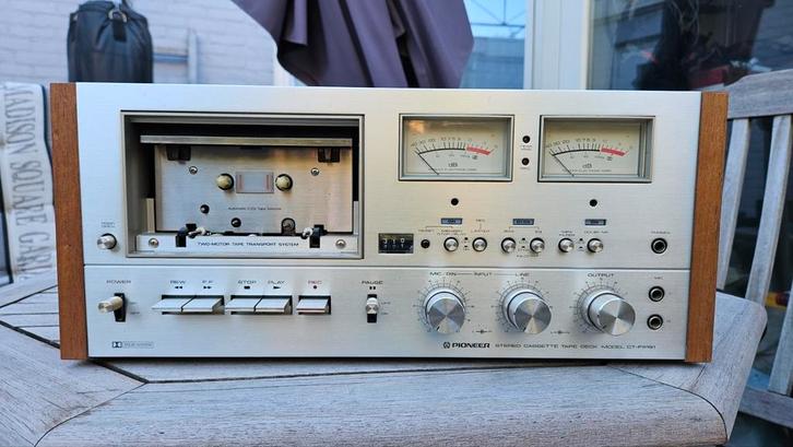 Pioneer CT-F9191 Stereo Cassettedeck. DEFECT, Audio, Tv en Foto, Cassettedecks, Enkel, Overige merken, Tiptoetsen, Tape counter